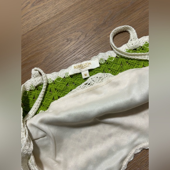 Medium boho vacation set - crop top + shorts - Picture 8 of 14